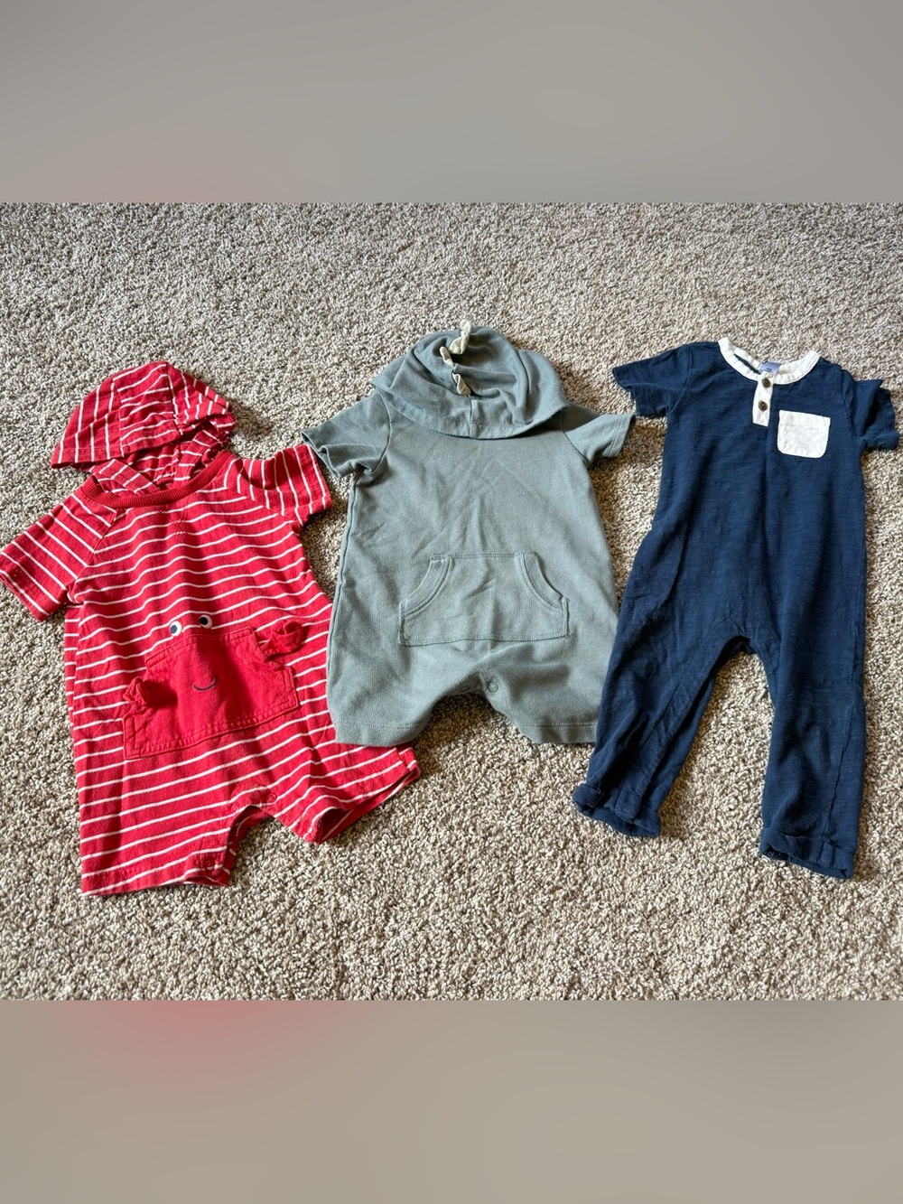 Carters and Old Navy One Pieces